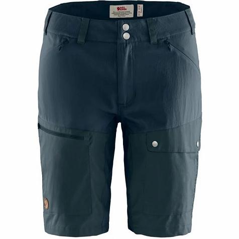 Fjallraven Women Abisko Shorts Navy PH212453 Philippines